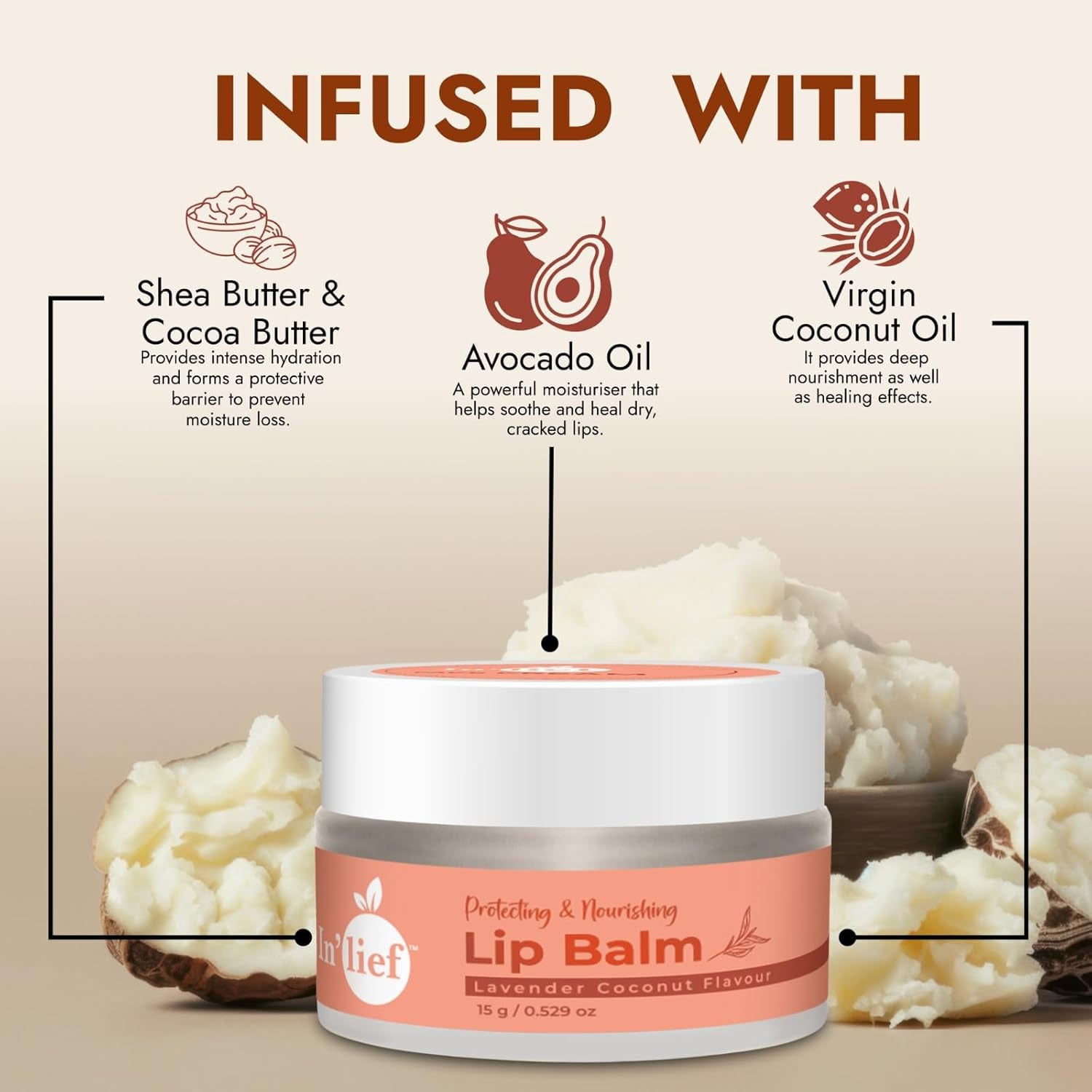 In'lief Protective & Nourishing Lip Balm In'lief Protective & Nourishing Lip Balm
